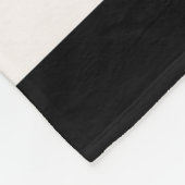 Zwarte en witte strepen met rode kreeften fleece deken (Hoek)