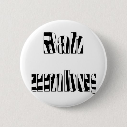 zwarte en witte strepen ronde button 5,7 cm (Voorkant)