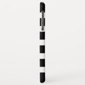 Zwarte en witte strepen roze kus Case-Mate iPhone case (Achterkant/links)