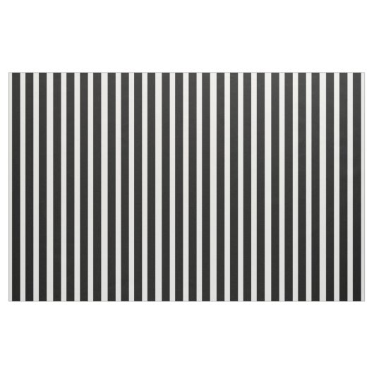 Zwarte en witte strepen stof (Yard (91,4 cm))