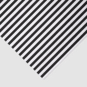 Zwarte en witte strepen tissuepapier (Detail)