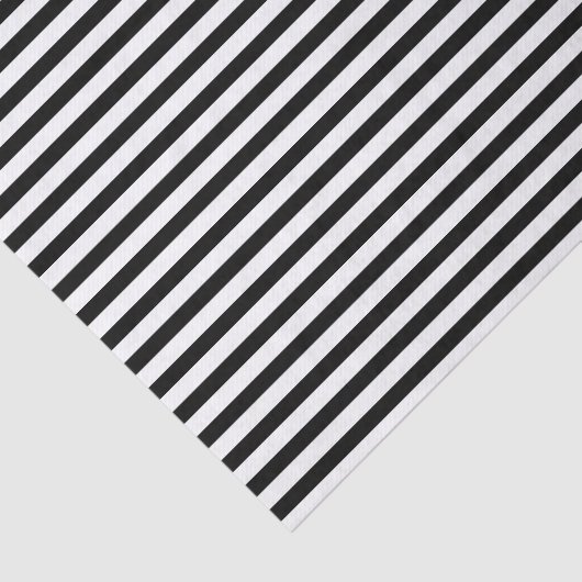 Zwarte en witte strepen tissuepapier (Detail)