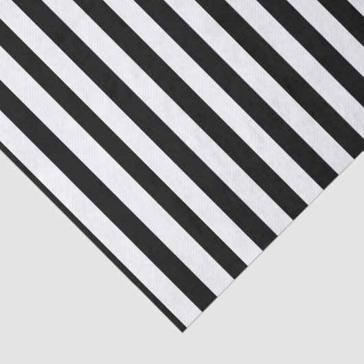 Zwarte en witte strepen tissuepapier (Detail)