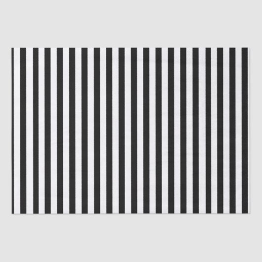 Zwarte en witte strepen tissuepapier (Voorkant)