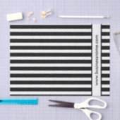 Zwarte en witte strepen tissuepapier (Craft)