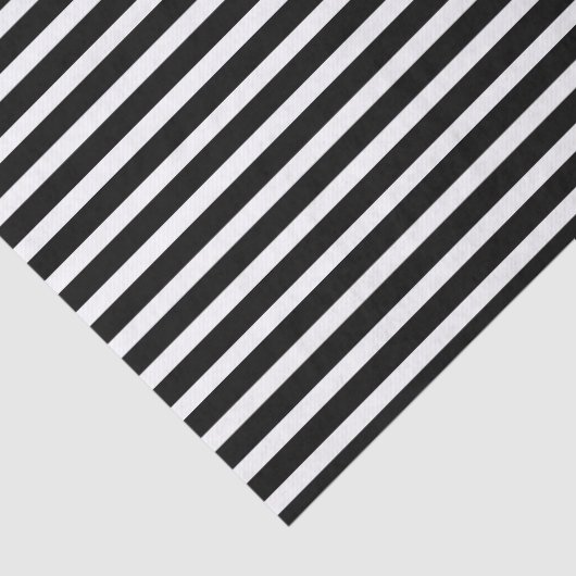 Zwarte en witte strepen tissuepapier (Detail)