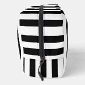 Zwarte en witte strepen toilettasje (Rechts)
