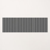 Zwarte en witte strepen yogamat (Achterkant (horizontaal))