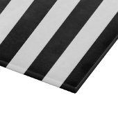 Zwarte en witte strips snijvlak snijplank (Hoek)