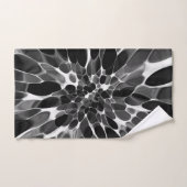 Zwarte en witte Stropdas-kleurstof Bad Handdoek (Handdoek)