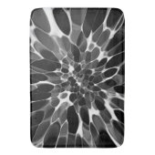 Zwarte en witte Stropdas-kleurstof Badmat (Voorkant Verticaal)