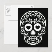 Zwarte en witte suiker Briefkaart (Voorkant / Achterkant)