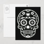Zwarte en witte suiker Briefkaart (Voorkant / Achterkant)