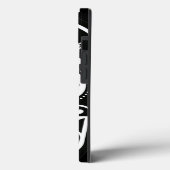 Zwarte en witte suiker Case-Mate iPhone case (Achterkant / Links)