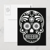 Zwarte en witte suiker Langwerpige Briefkaart (Voorkant / Achterkant)