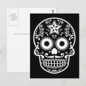 Zwarte en witte suiker Sull Star-Briefkaart Briefkaart (Voorkant / Achterkant)