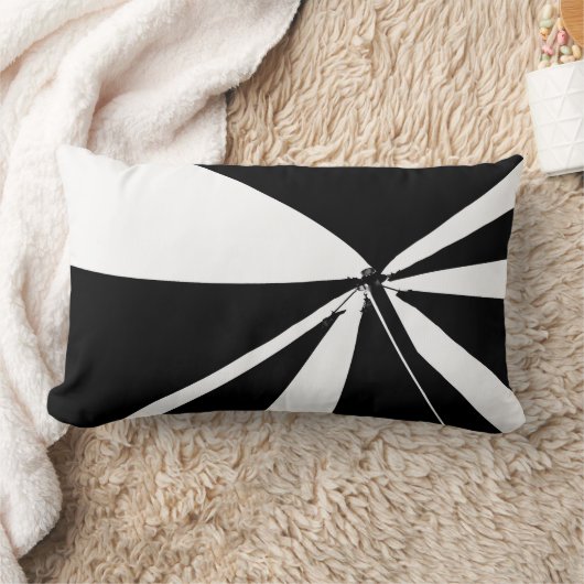 Zwarte en witte tand kussen (Deken)