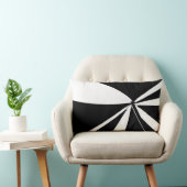 Zwarte en witte tand kussen (Stoel)