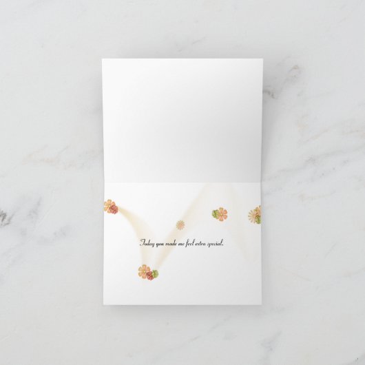 zwarte en witte tartan plein bedankt kaart (Binnen)