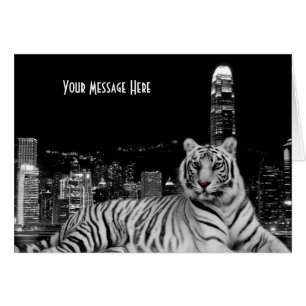 Zwarte en witte tijger