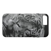 Zwarte en witte tijger Case-Mate iPhone case (Achterkant (Horizontaal))
