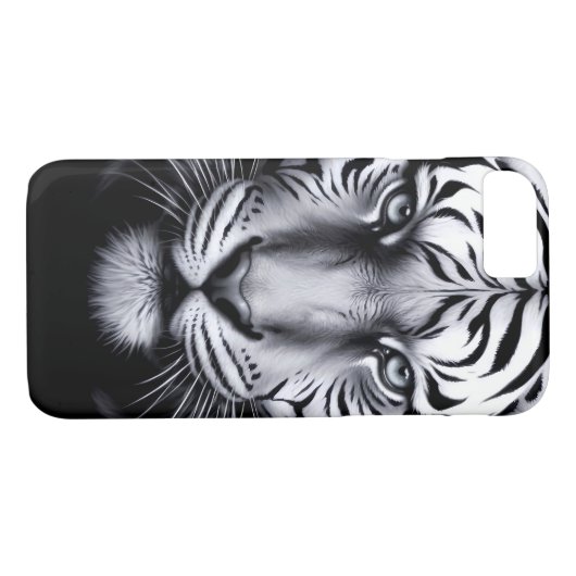 zwarte en witte tijger Case-Mate iPhone case (Achterkant (Horizontaal))
