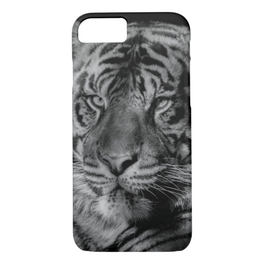 Zwarte en witte tijger Case-Mate iPhone case (Achterkant)