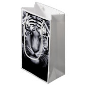 zwarte en witte tijger klein cadeauzakje (Voorkant Gekanteld)