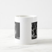 Zwarte en witte tijger koffiemok (Center)