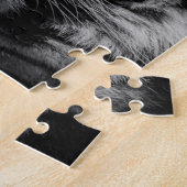 Zwarte en witte tijger legpuzzel (Zijkant)