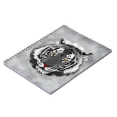 Zwarte en witte tijger notitieboek (Linkerzijde)