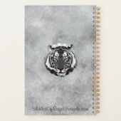 Zwarte en witte tijger planner (Achterkant)