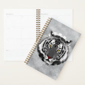 Zwarte en witte tijger planner (Display)