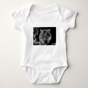 Zwarte en witte tijger romper