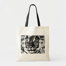 Zwarte en witte tijger