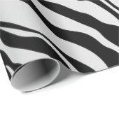 Zwarte en witte tijgerstrepen — Dierafdrukken Cadeaupapier (Rol Hoek)