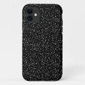 Zwarte en witte trendy dierlijke afdruk Case-Mate iPhone case (Achterkant)