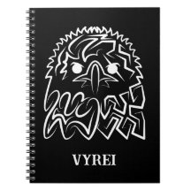 Zwarte en witte tribale adelaar