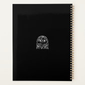 Zwarte en witte tribale adelaar planner (Achterkant)