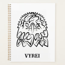 Zwarte en witte tribale adelaar