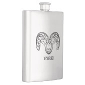 Zwarte en witte tribale geiten/schapen flacon (Rechts)