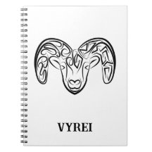 Zwarte en witte tribale geiten/schapen