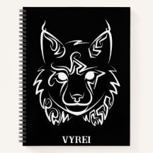 Zwarte en Witte Tribale Lynx