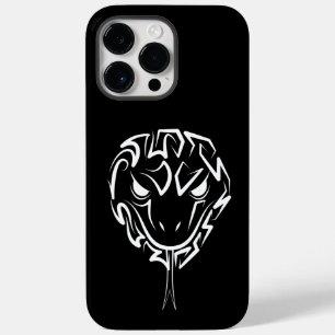 Zwarte en witte tribale slang Case-Mate iPhone 14 pro max hoesje