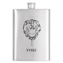 Zwarte en witte tribale slang flacon