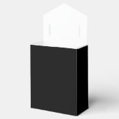 Zwarte en Witte Trouw Favor Doos Bedankdoosjes (Geopend)