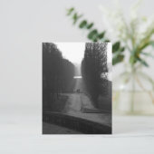 Zwarte en witte tuinen van Versailles Briefkaart (Staand voorkant)