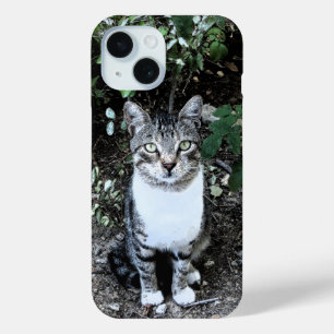 ZWARTE EN WITTE TURKSE CAT RONIN iPhone 15 CASE