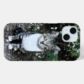 ZWARTE EN WITTE TURKSE CAT RONIN Case-Mate iPhone CASE (Achterkant (horizontaal))