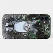 ZWARTE EN WITTE TURKSE CAT RONIN Case-Mate iPhone CASE (Achterkant (horizontaal))